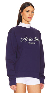 DEPARTURE Apres Sweatshirt in Navy