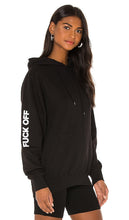 DEPARTURE Fuck Off Oversized Hoodie in Black
