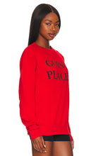 DEPARTURE Going Place Crewneck in Red