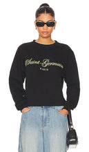 DEPARTURE Saint Germain Sweatshirt in Black - Sweat-shirt DÉPART Saint Germain en Noir - DEPARTURE 圣日耳曼黑色运动衫 - DEPARTURE Saint Germain Sweatshirt in Schwarz - DEPARTURE Saint Germain 스웨트셔츠블랙 색상 - Felpa DEPARTURE Saint Germain in nero