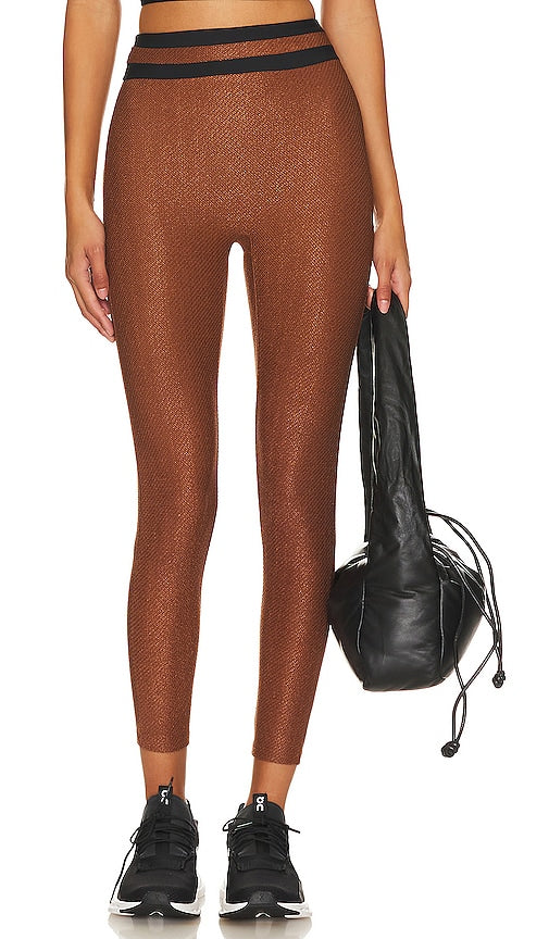 DEVON WINDSOR Duke Legging in Brown - Legging Duke DEVON WINDSOR en marron - DEVON WINDSOR 棕色杜克打底裤 - DEVON WINDSOR Duke Legging in Braun - DEVON WINDSOR 듀크 레깅스 브라운 색상 - DEVON WINDSOR Duke Legging in marrone