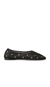 Dear Frances Balla Flat in Black | Black Ballet Flats for Women