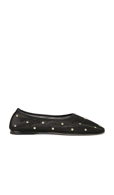 Dear Frances Balla Flat in Black | Black Ballet Flats for Women