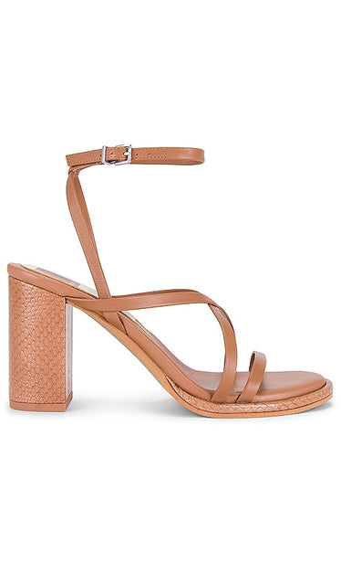 Dolce Vita Barly Sandal in Tan | Cider Heeled Sandals for Women