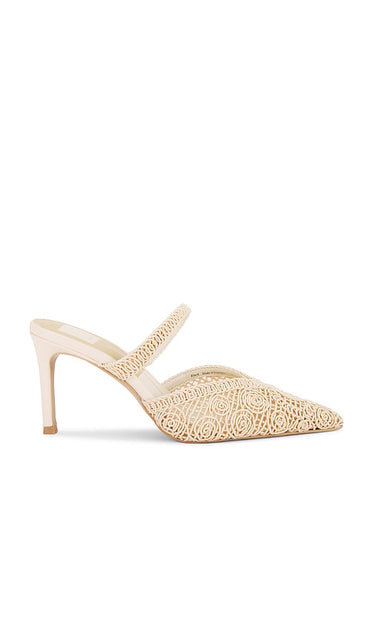 Dolce Vita Kassy Mule in Cream | Natural Closed Toe Mules for Women