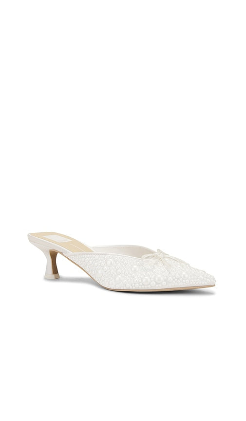 Dolce Vita Claytn Pearl Heel in White
