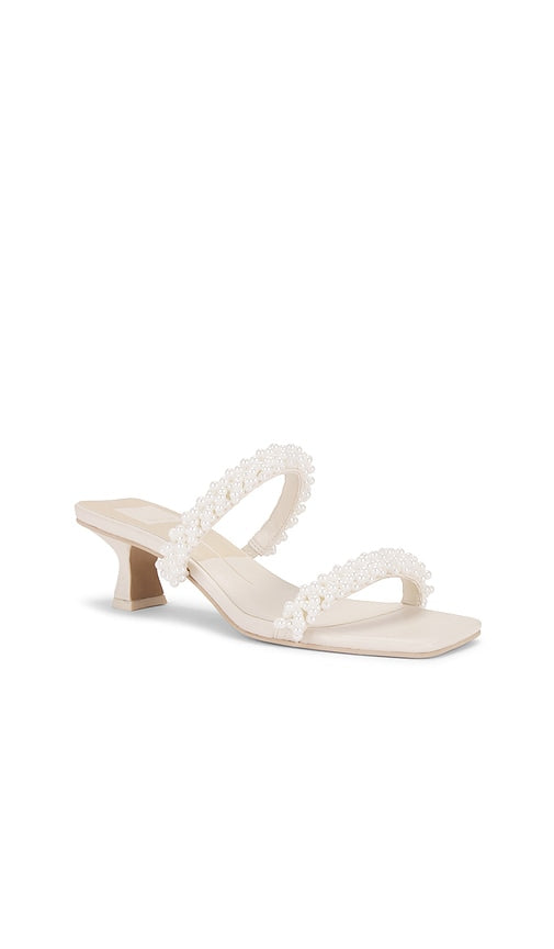 Dolce Vita Boni Pearl Sandal in White