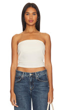 DONNI. Sweater Tube Top in Cream - DONNI. Haut tube pull en crème - 唐尼。奶油色毛衣抹胸 - DONNI. Pullover-Röhrenoberteil in Creme - 도니. 스웨터 튜브탑 - DONNI. Top a tubo in maglione color crema