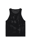 DOUBLE RAINBOUU Mesh Tank in Black