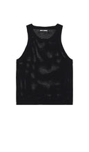 DOUBLE RAINBOUU Mesh Tank in Black - Débardeur en maille DOUBLE RAINBOUU en noir - DOUBLE RAINBOUU 黑色网状背心 - DOUBLE RAINBOUU Mesh-Tanktop in Schwarz - DOUBLE RAINBOUU 메시 탱크블랙 색상 - Canotta in rete DOUBLE RAINBOUU in nero