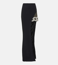 David Koma Asymmetric embellished maxi skirt - David Koma 不对称装饰长裙
