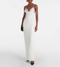 David Koma Bridal lace-trimmed gown