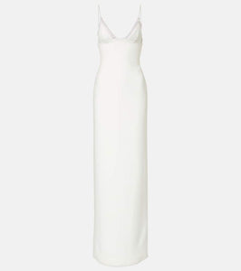David Koma Bridal lace-trimmed gown