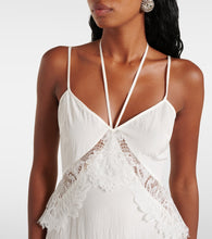 David Koma Bridal lace-trimmed taffeta and tulle gown