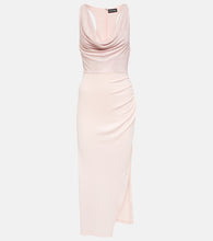David Koma Crystal-embellished midi dress