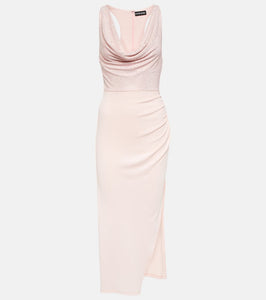 David Koma Crystal-embellished midi dress