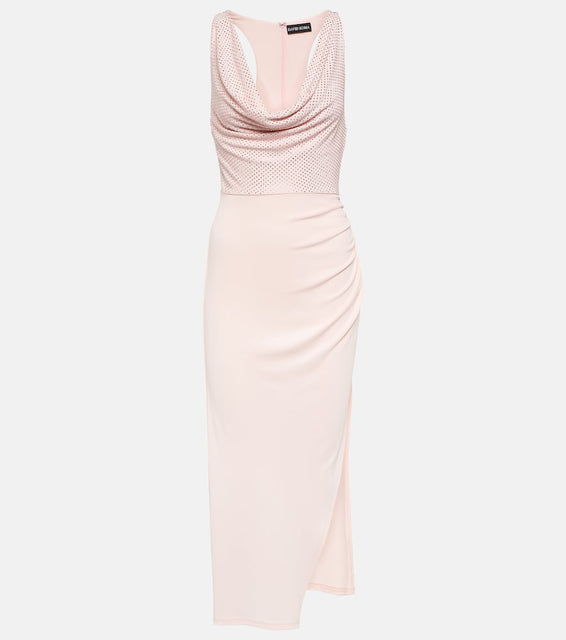 David Koma Crystal-embellished midi dress