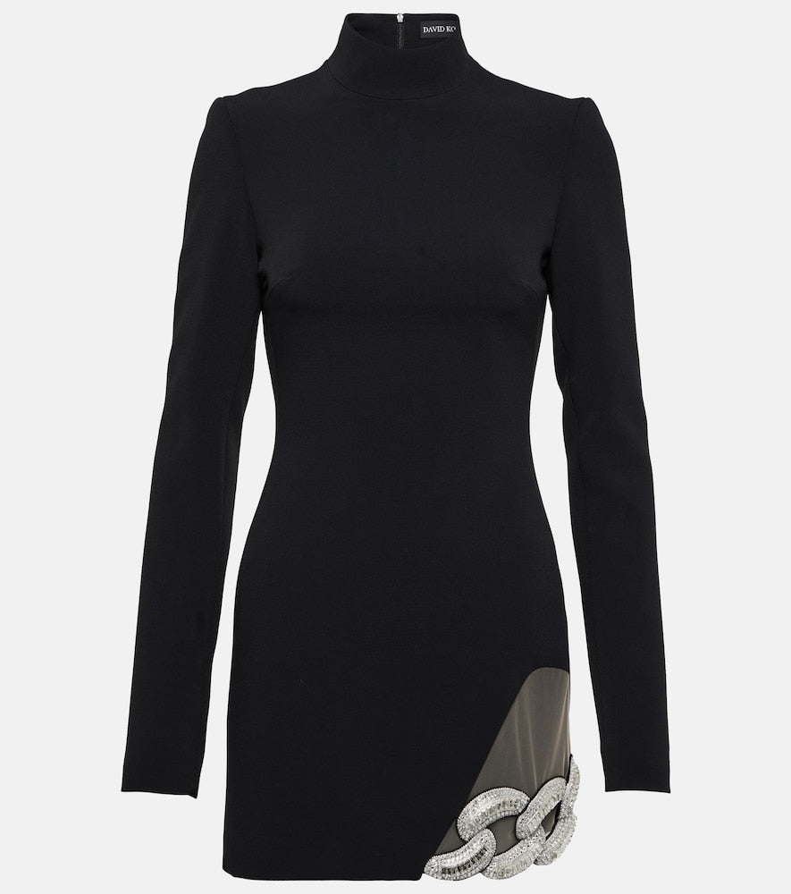 David Koma Embellished bodycon minidress. David Koma 缀饰紧身迷你连衣裙