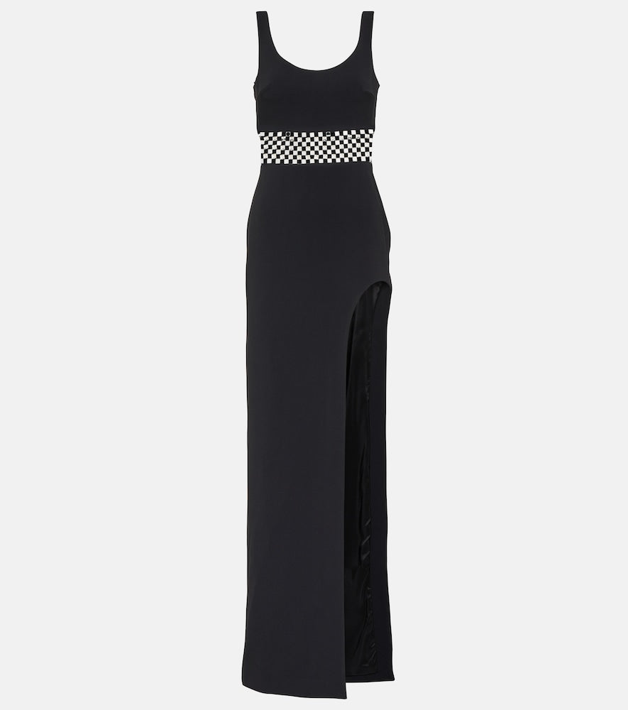 David Koma Embellished cady gown. David Koma 缀饰绉纱礼服