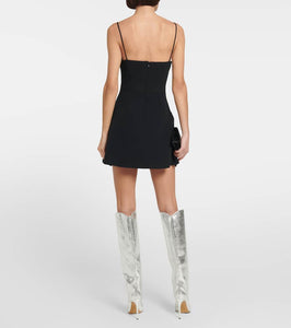 David Koma Embellished cady minidress