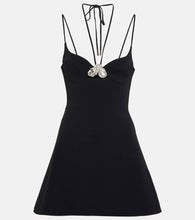 David Koma Embellished cady minidress