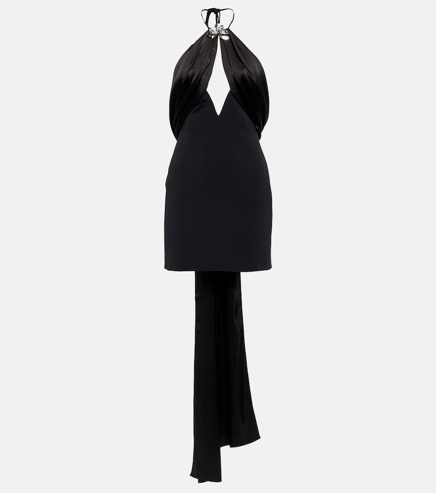 David Koma Embellished halter-neck minidress. David Koma 缀饰露背迷你连衣裙