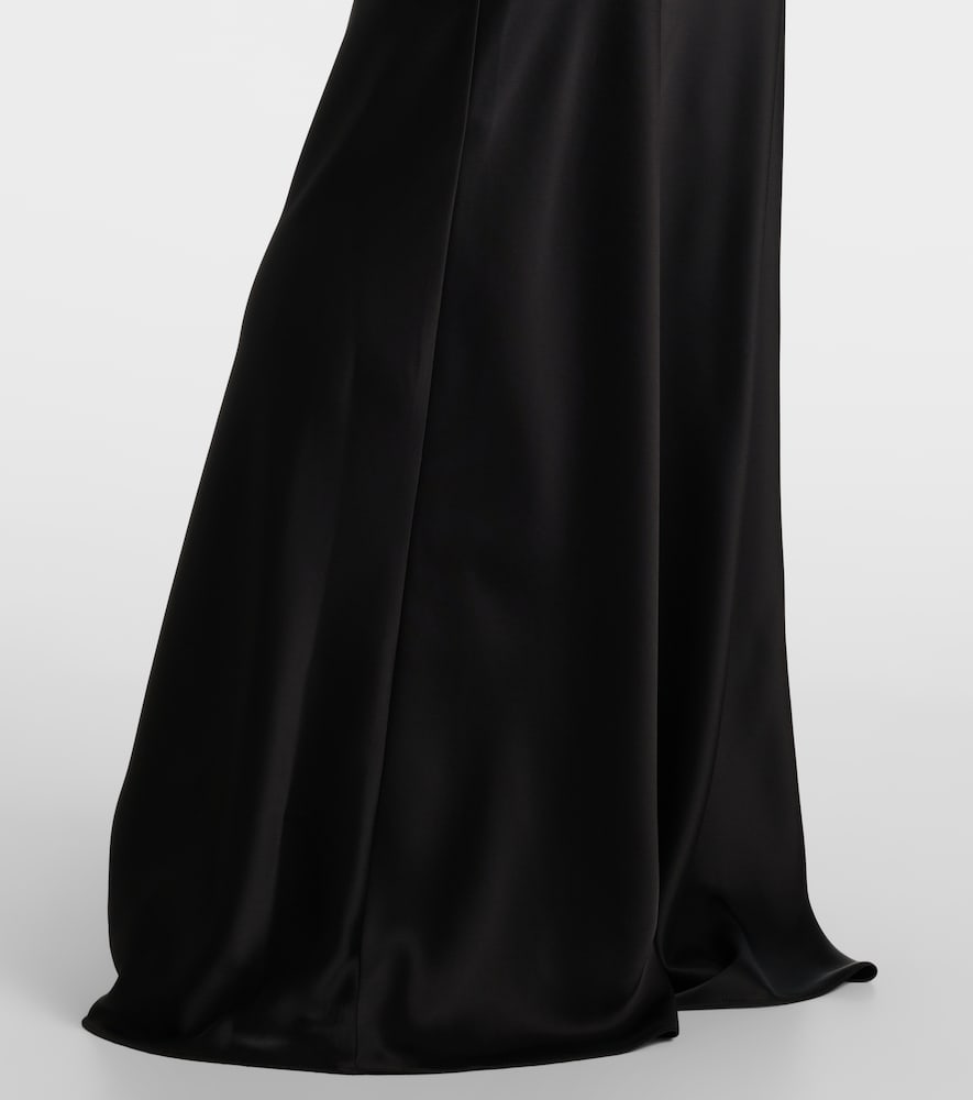 David Koma Embellished satin gown