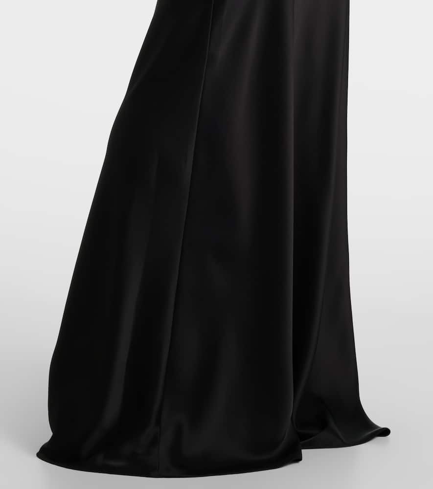 David Koma Embellished satin gown