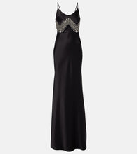David Koma Embellished satin gown. David Koma 缀饰缎面礼服