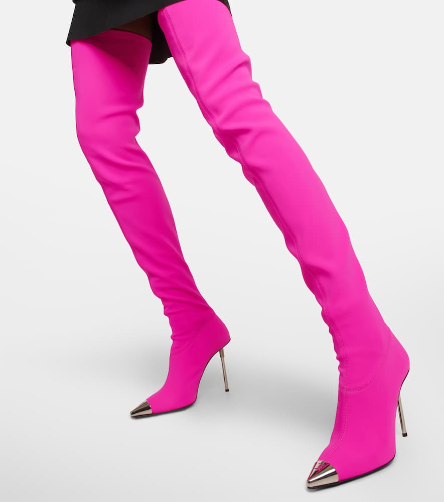David Koma Jersey over-the-knee boots