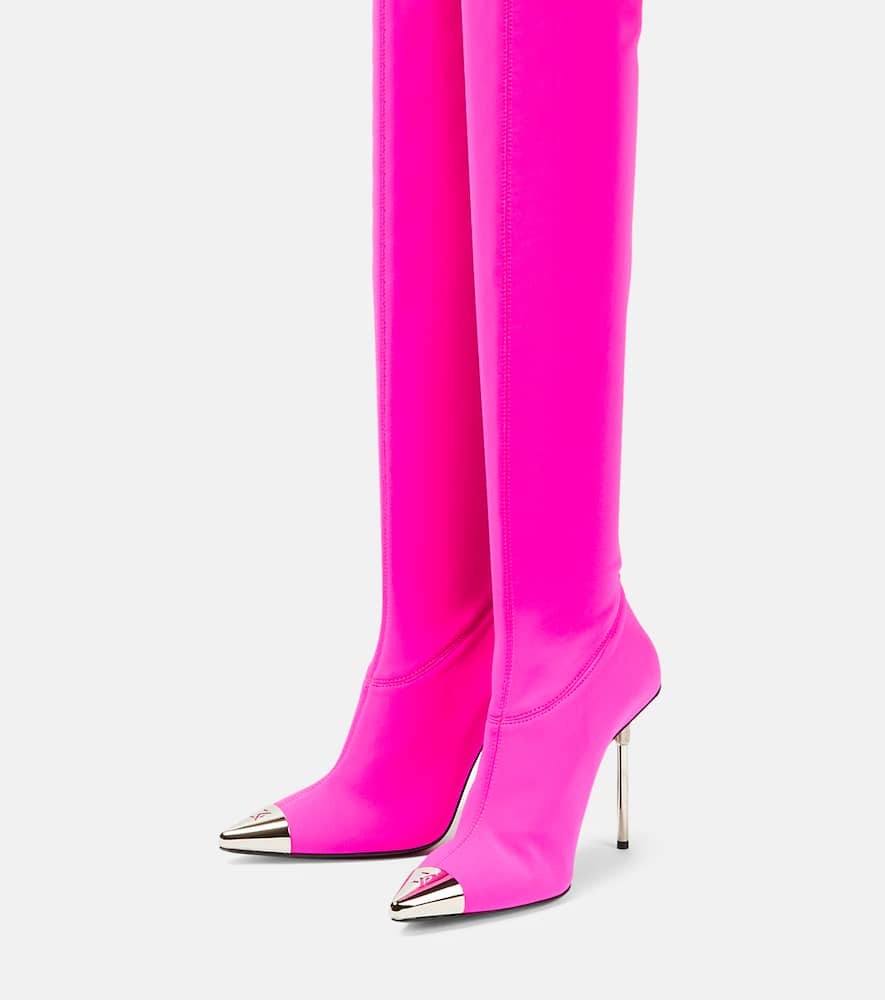 David Koma Jersey over-the-knee boots