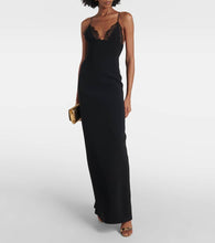 David Koma Lace-trimmed gown