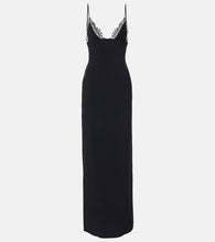 David Koma Lace-trimmed gown
