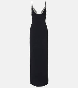 David Koma Lace-trimmed gown