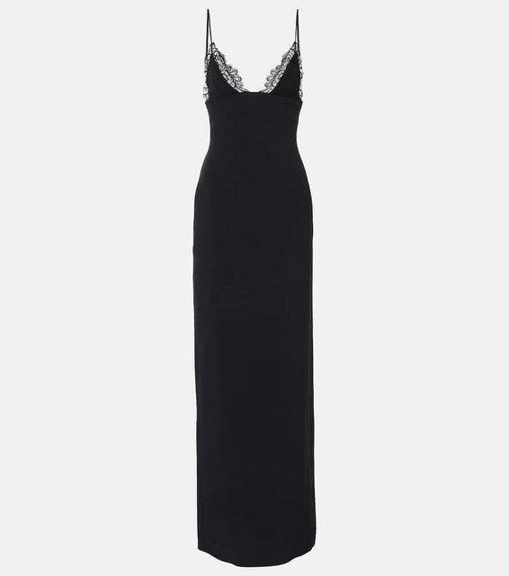 David Koma Lace-trimmed gown