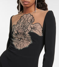 David Koma Macram√É¬©-detail minidress
