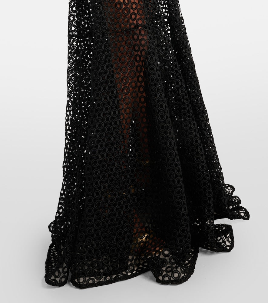 David Koma Macram√É¬© gown