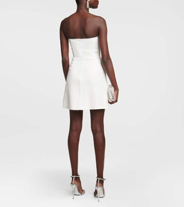 David Koma Mesh-trimmed minidress