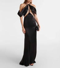 David Koma Off-shoulder tulle gown