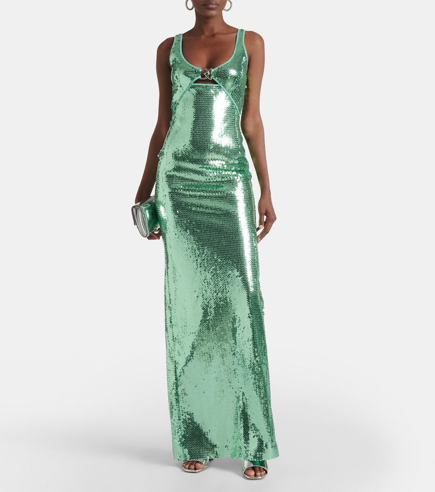 David Koma Sequined gown