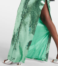 David Koma Sequined gown