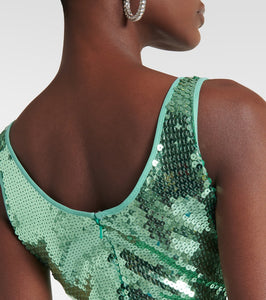 David Koma Sequined gown