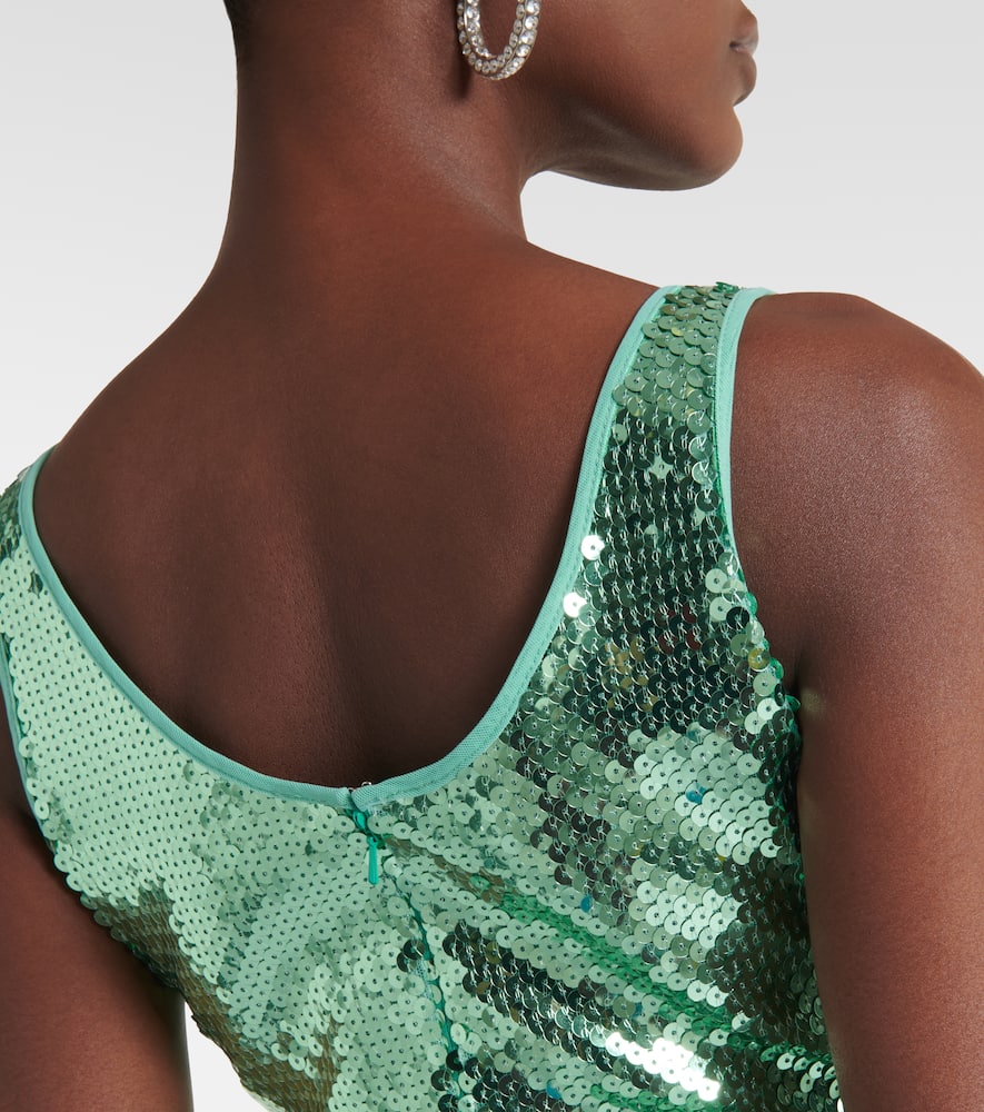 David Koma Sequined gown