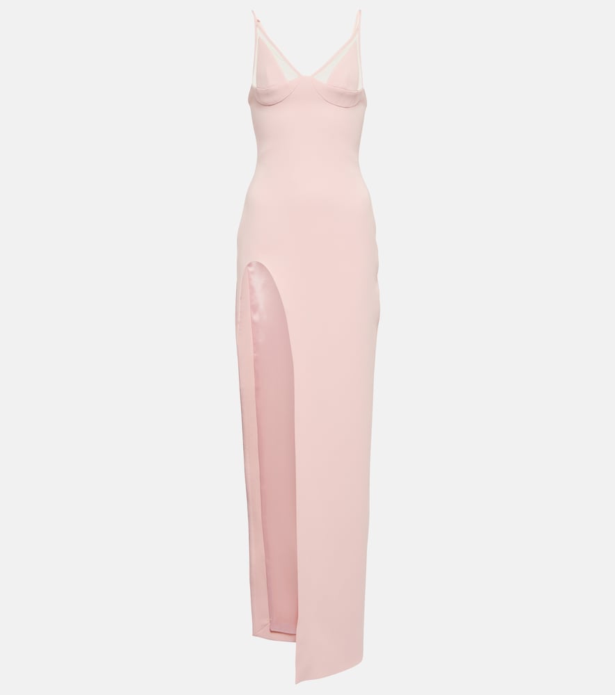 David Koma Side-slit maxi dress. David Koma 侧开衩超长连衣裙