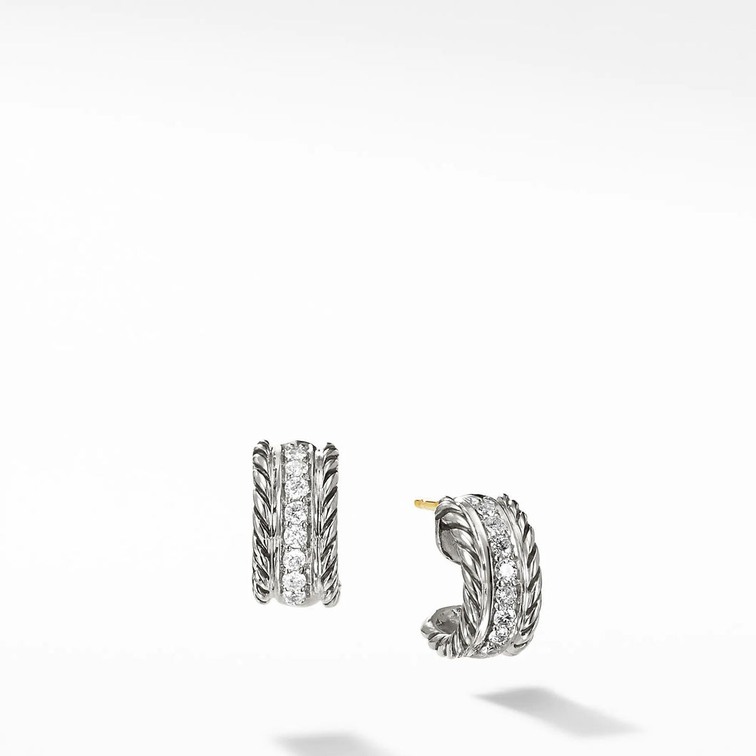 David Yurman Cable Classics Earrings with Diamonds