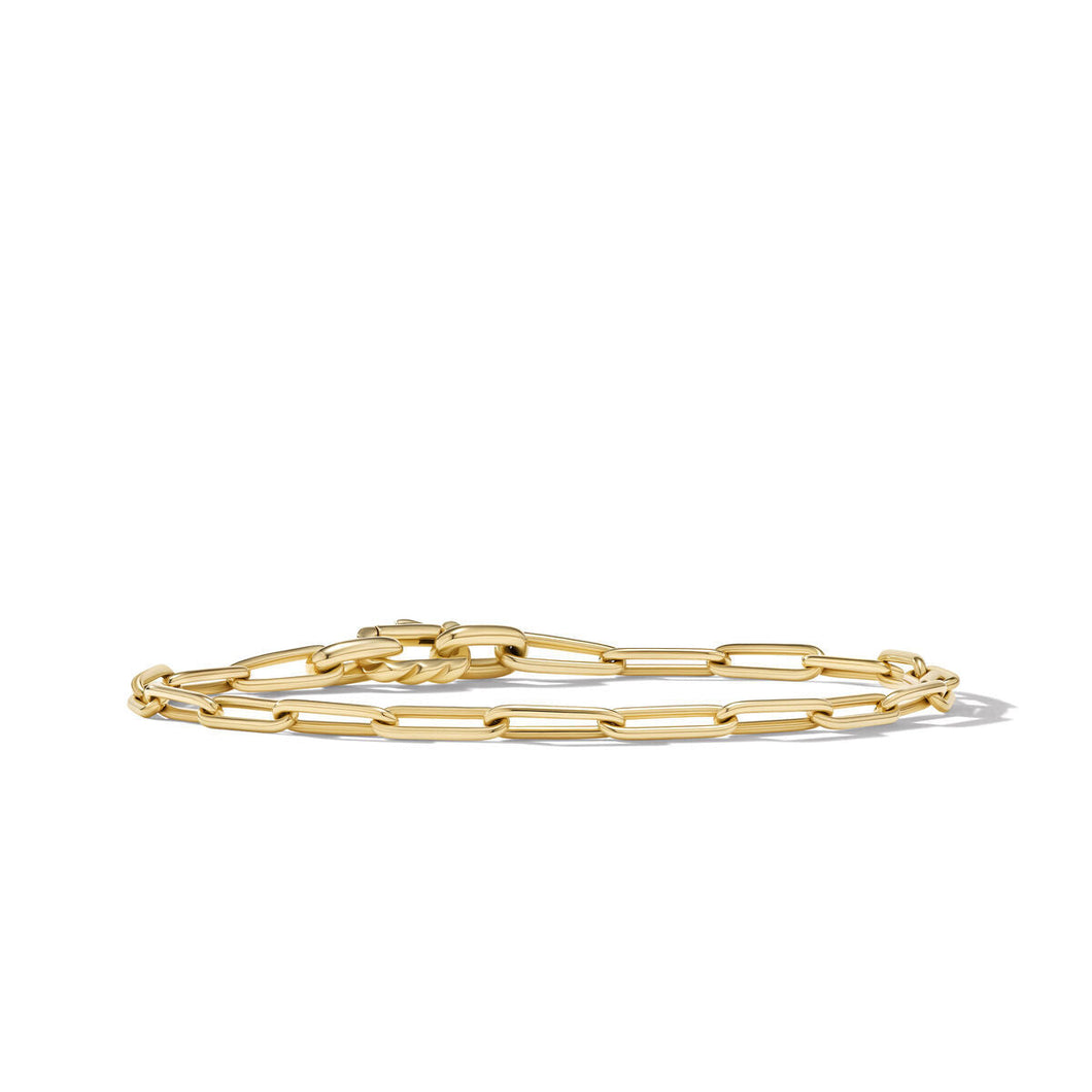 David Yurman Chain Link Bracelet in 18K Yellow Gold - Medium