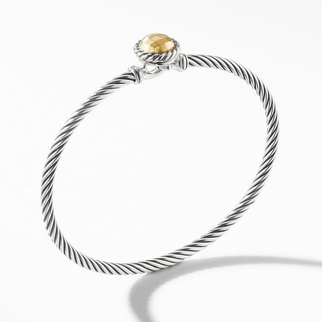 David Yurman Chatelaine Bracelet with 18k Gold - Medium