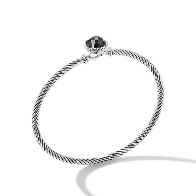 David Yurman Chatelaine Bracelet with Black Onyx, 3mm