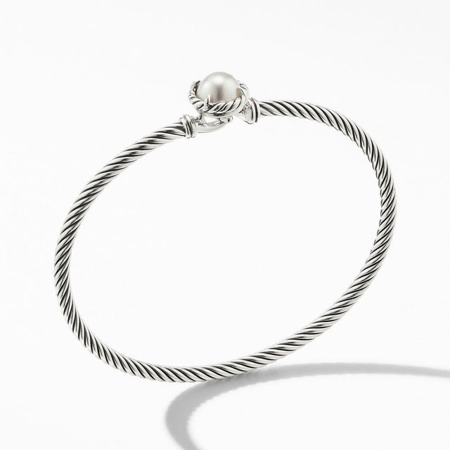 David Yurman Chatelaine Bracelet with Pearl - Medium