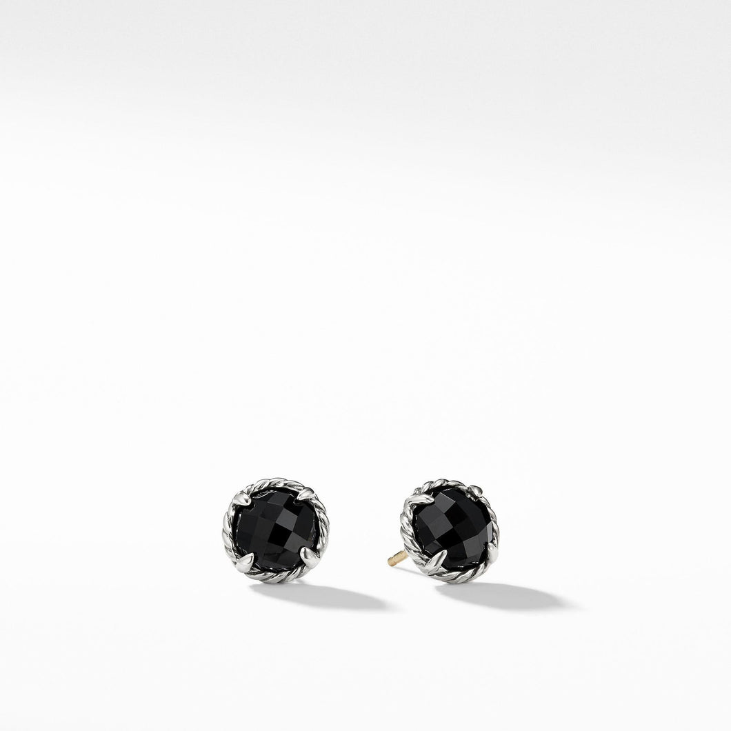 David Yurman Chatelaine Earrings with Black Onyx
